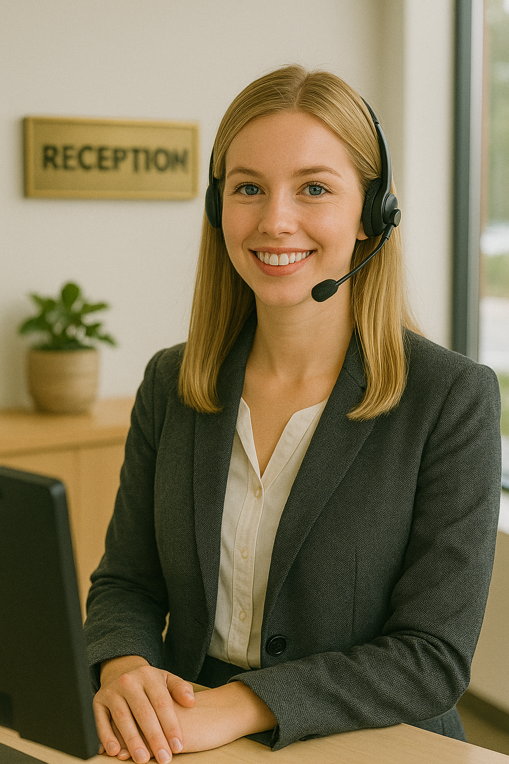 Professional virtual receptionist providing home phone answering services